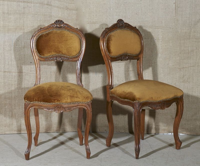 LOLO FRENCH ANTIQUES PAIR FRENCH ANTIQUE LOUIS XV STYLE SALON