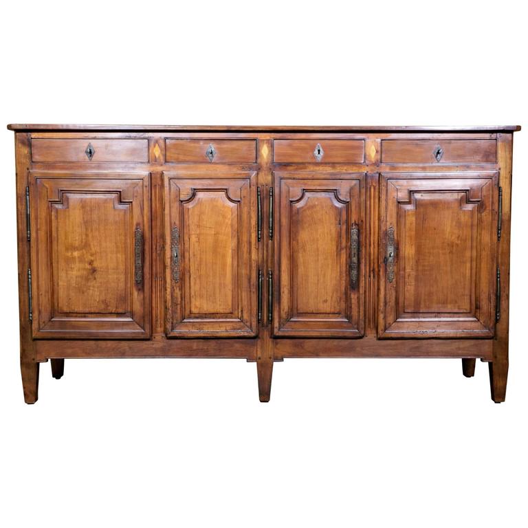 LOLO FRENCH ANTIQUES FRENCH LOUIS XVI STYLE CHERRYWOOD ENFILADE
