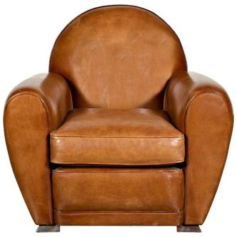 childs leather chair
