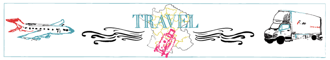travel banner illustrated