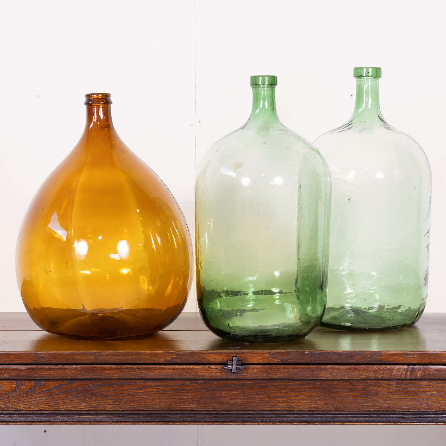 Decorative Demi John Glass Bottle Large